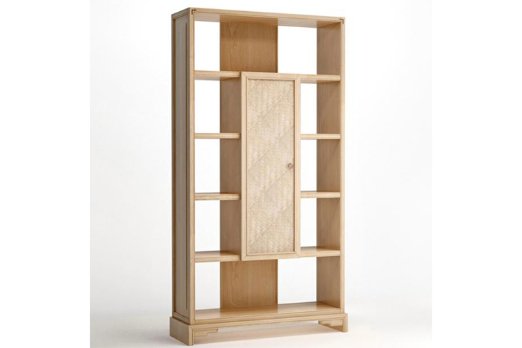 新中式书架实木自由组合书柜 
