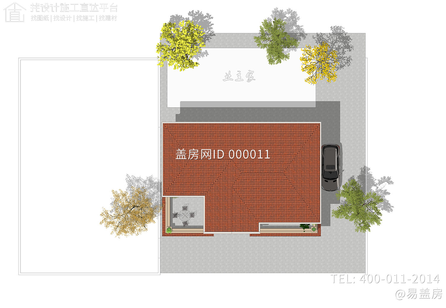 北京顺义榆林村王家二层欧式别墅图纸