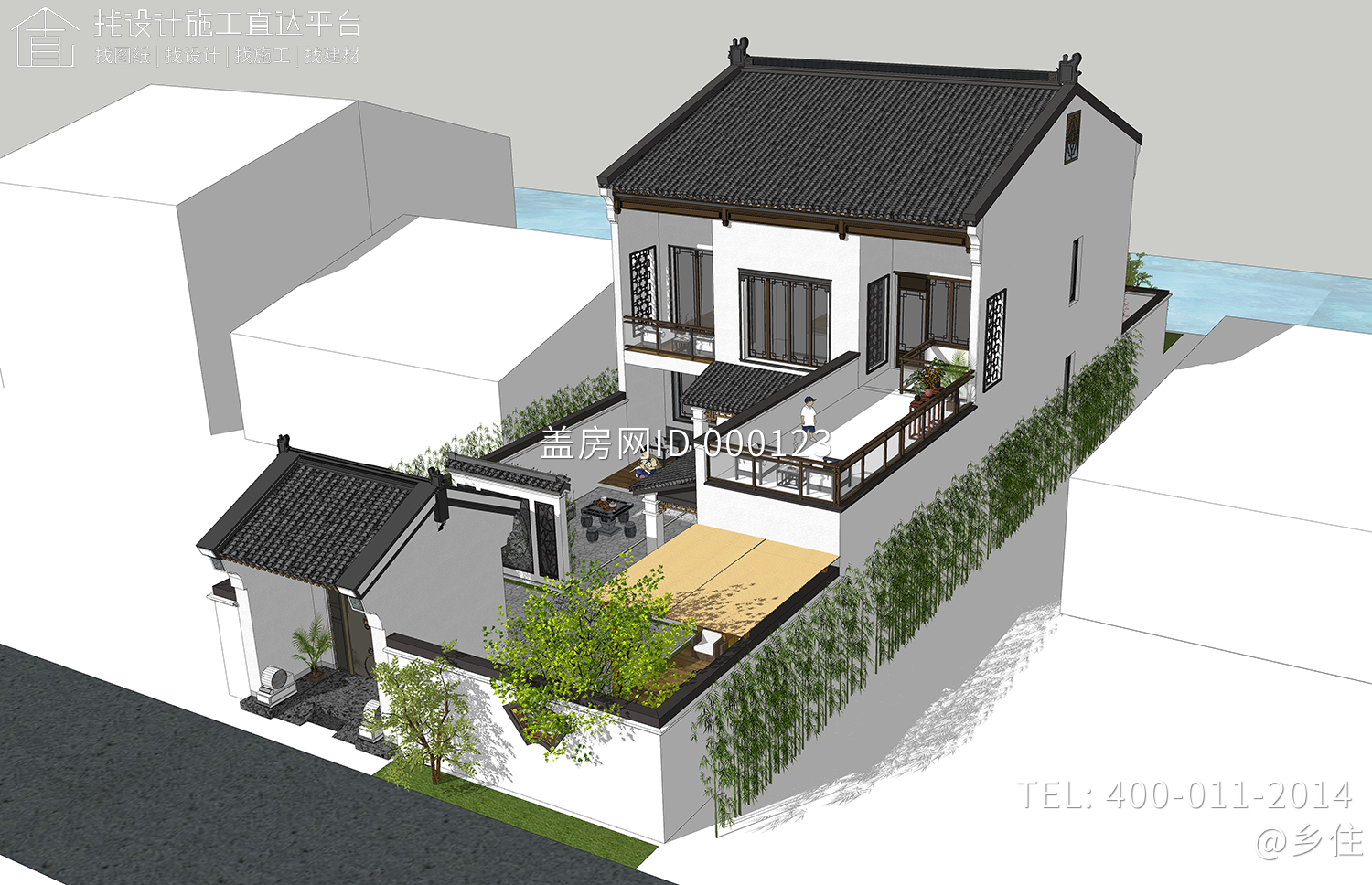 江苏泰州程家新中式宅院