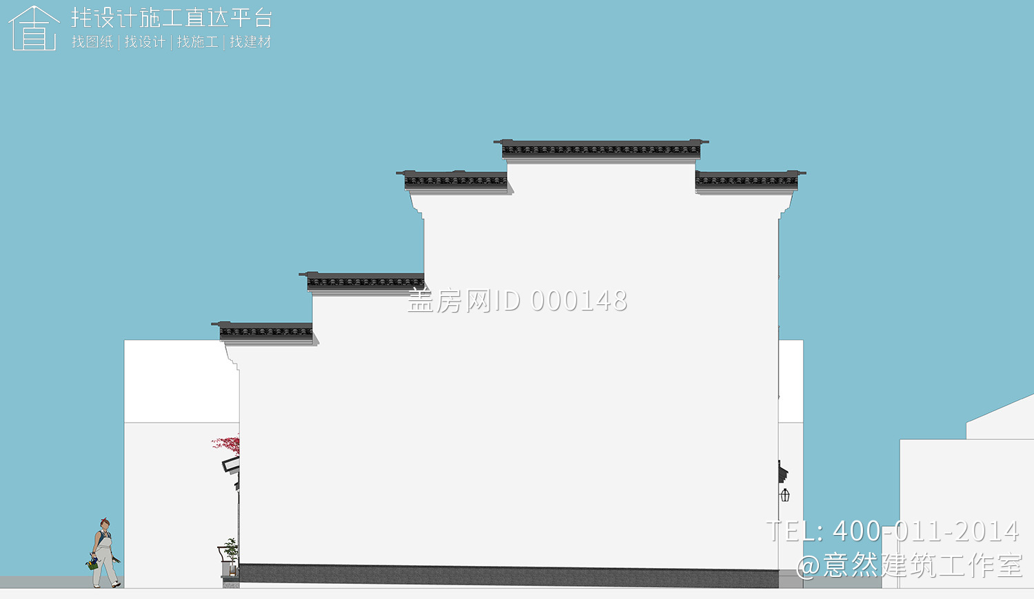 吉安曾家新中式农村别墅图纸