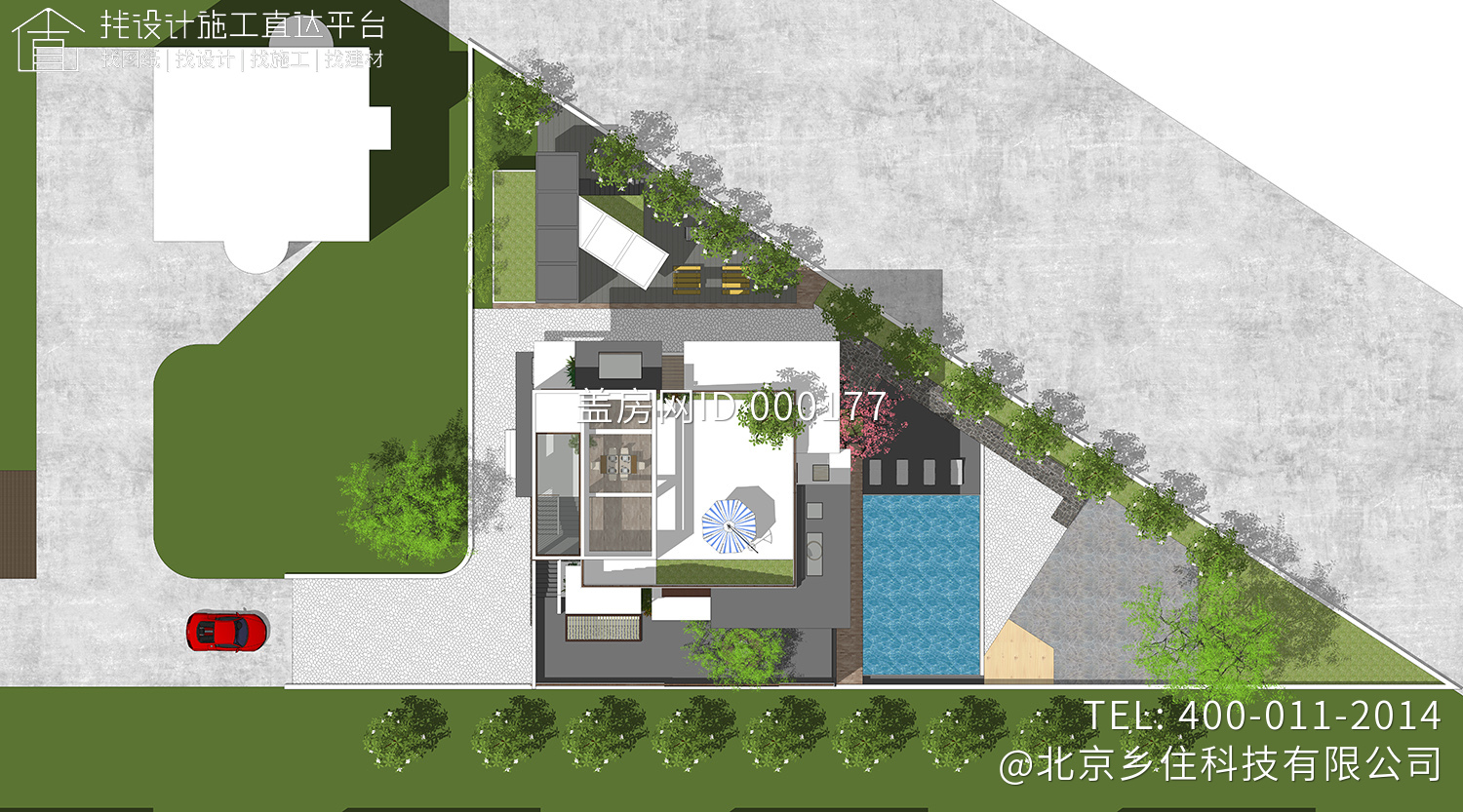 海南海口四层现代别墅设计图纸