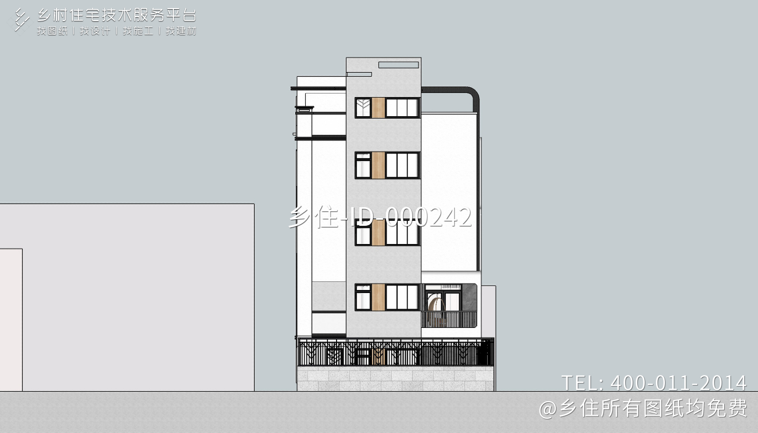 福建厦门叶家现代别墅图纸