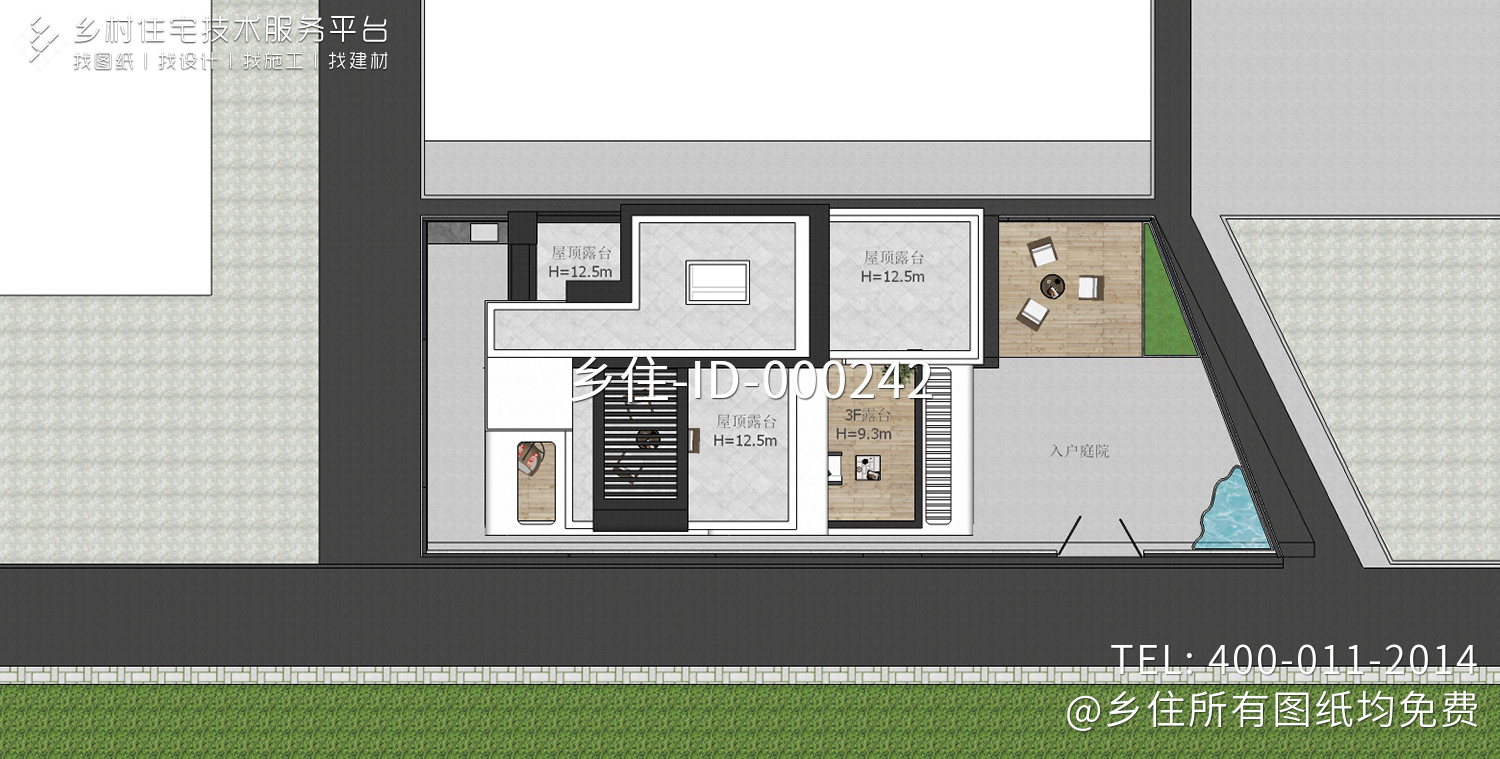 福建厦门叶家现代别墅图纸