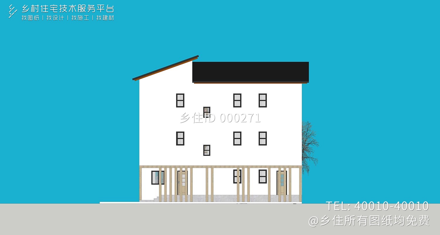 台州王家新中式别墅图纸