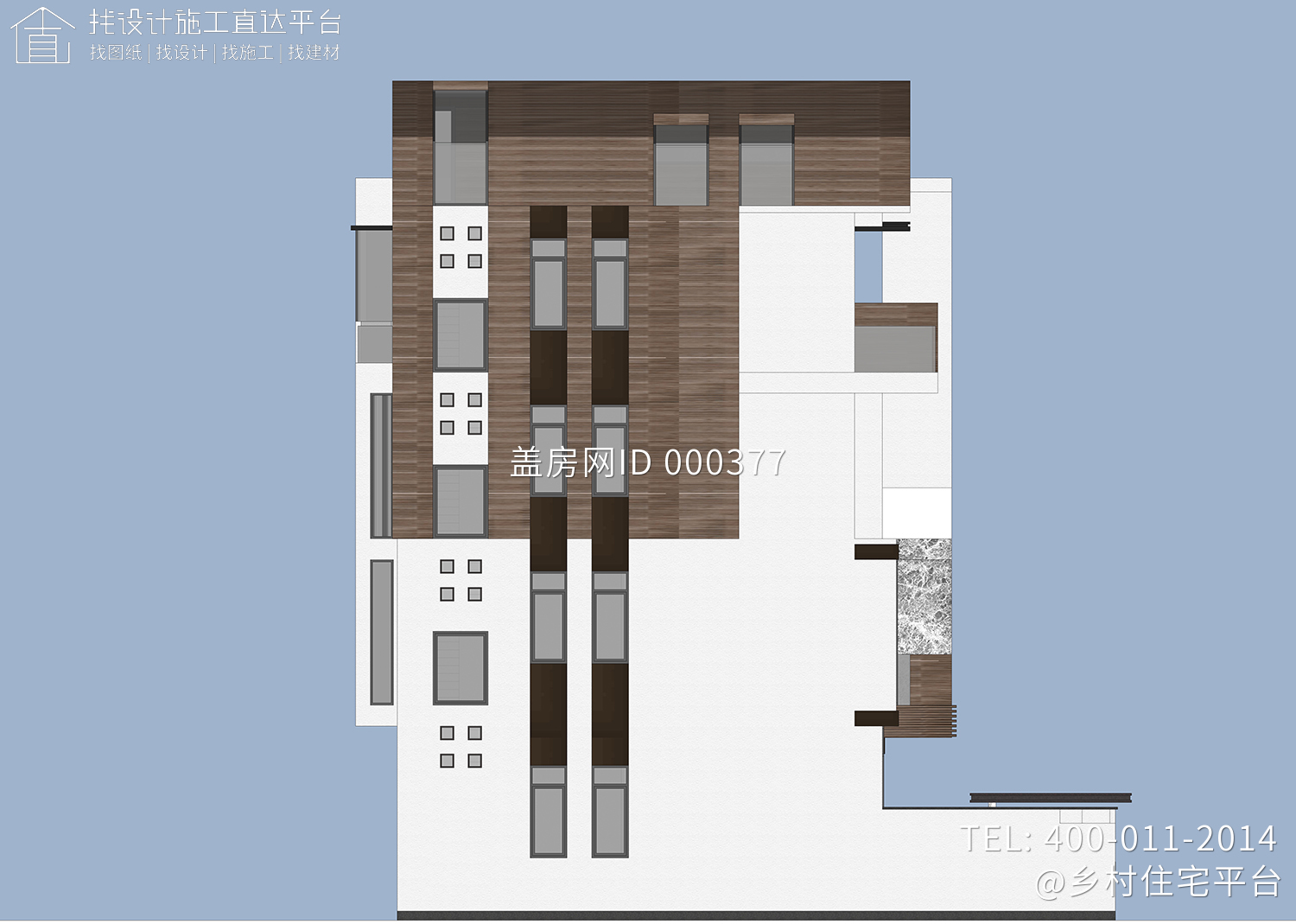 浙江绍兴吴家现代别墅设计图纸