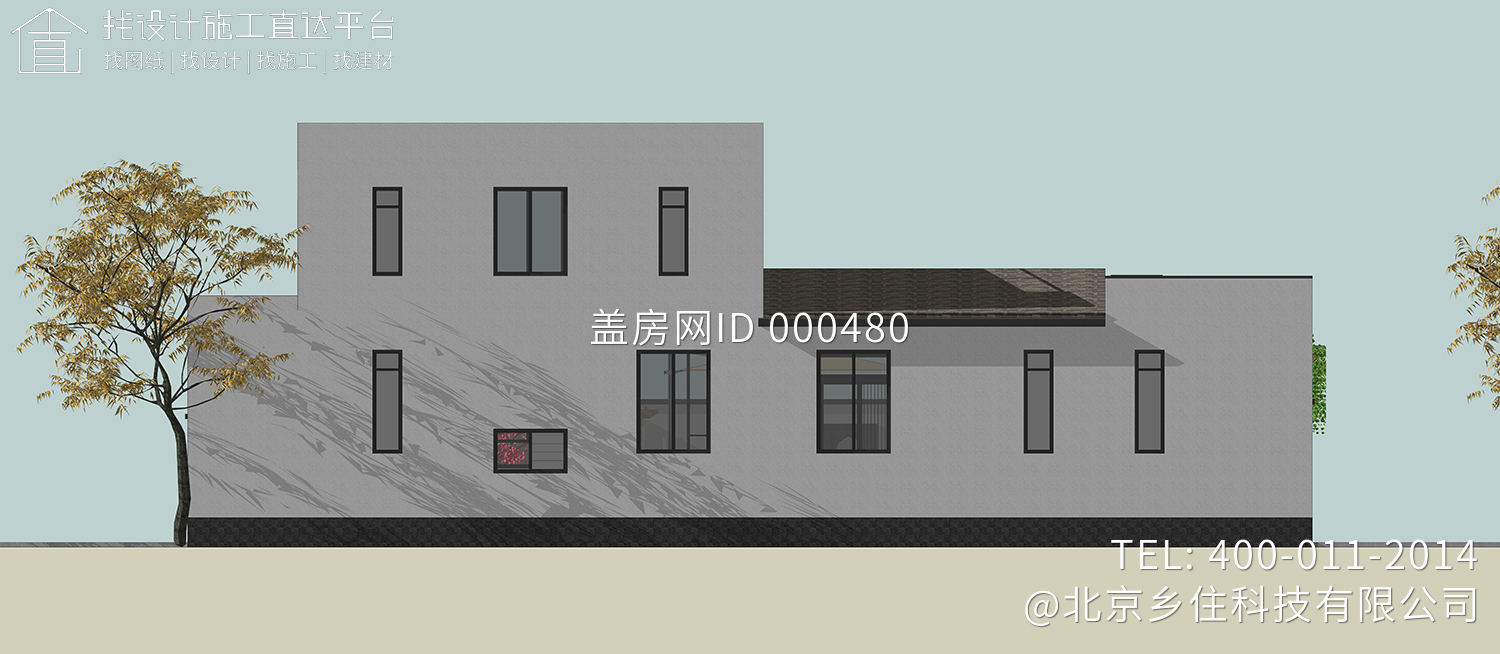 北京李家现代民宿设计图纸