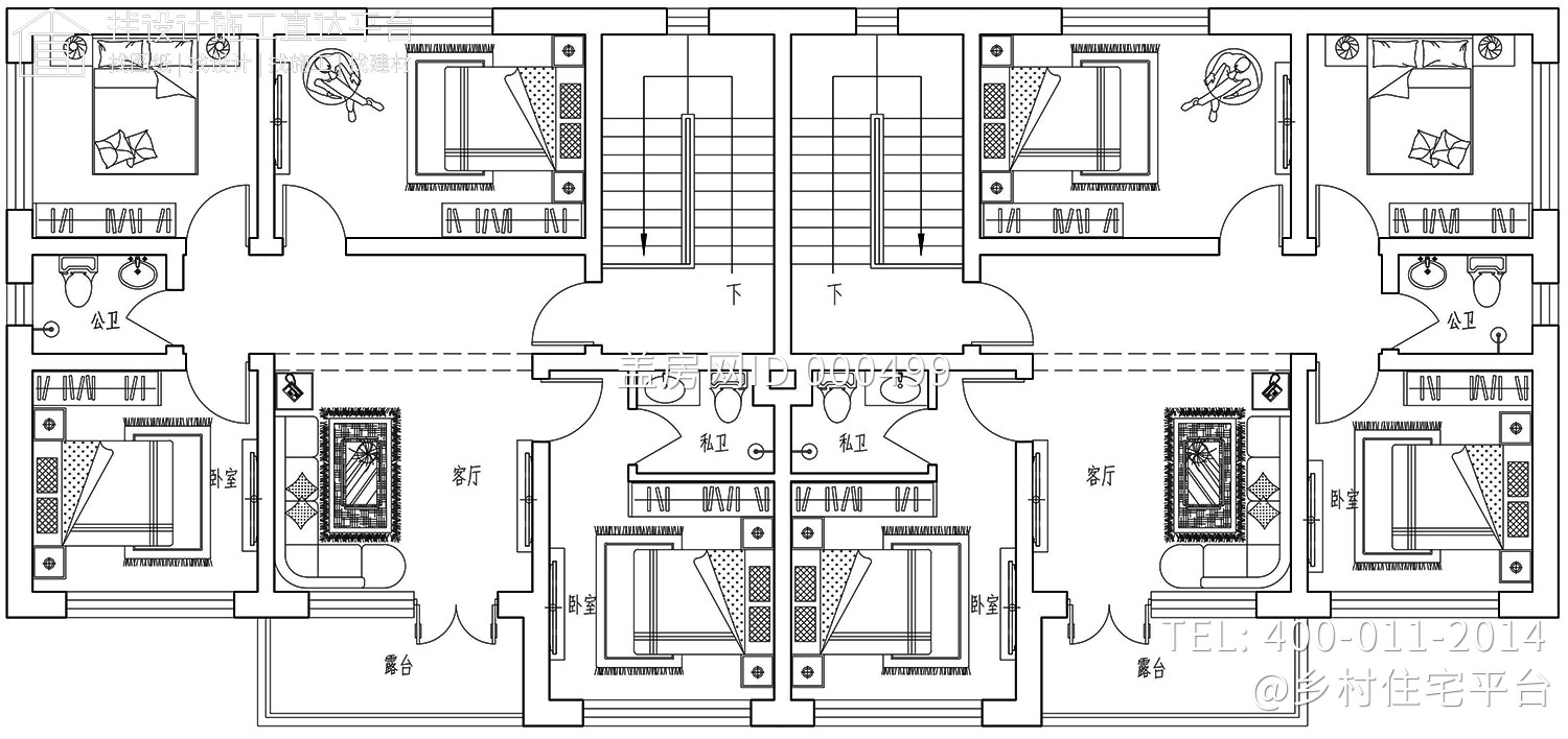 河南洛阳黄家新中式双拼别墅