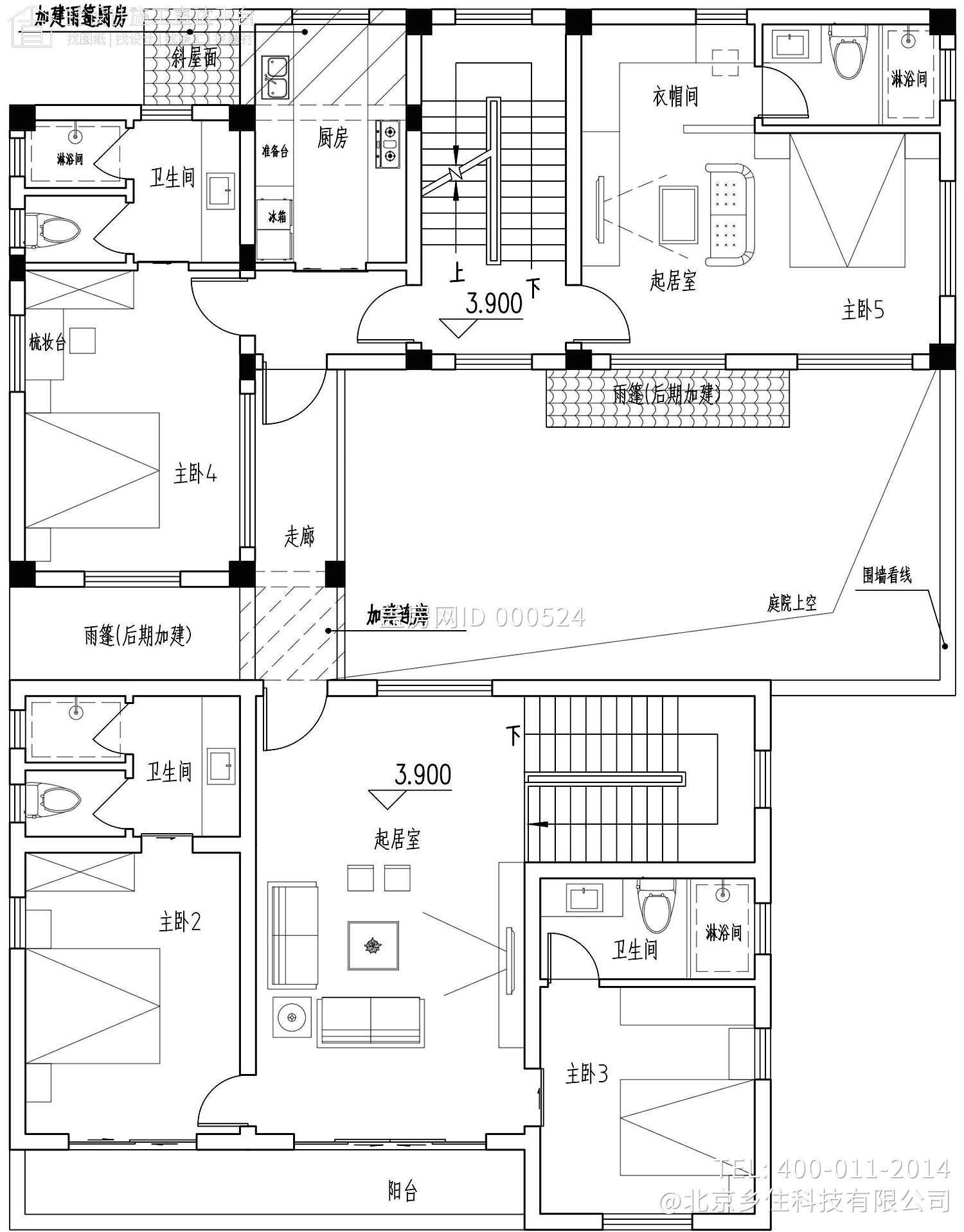 福建厦门宋家新中式别墅图纸