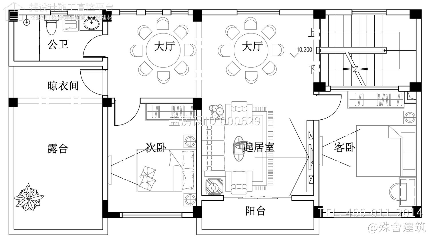 广东清远曾家欧式别墅图纸