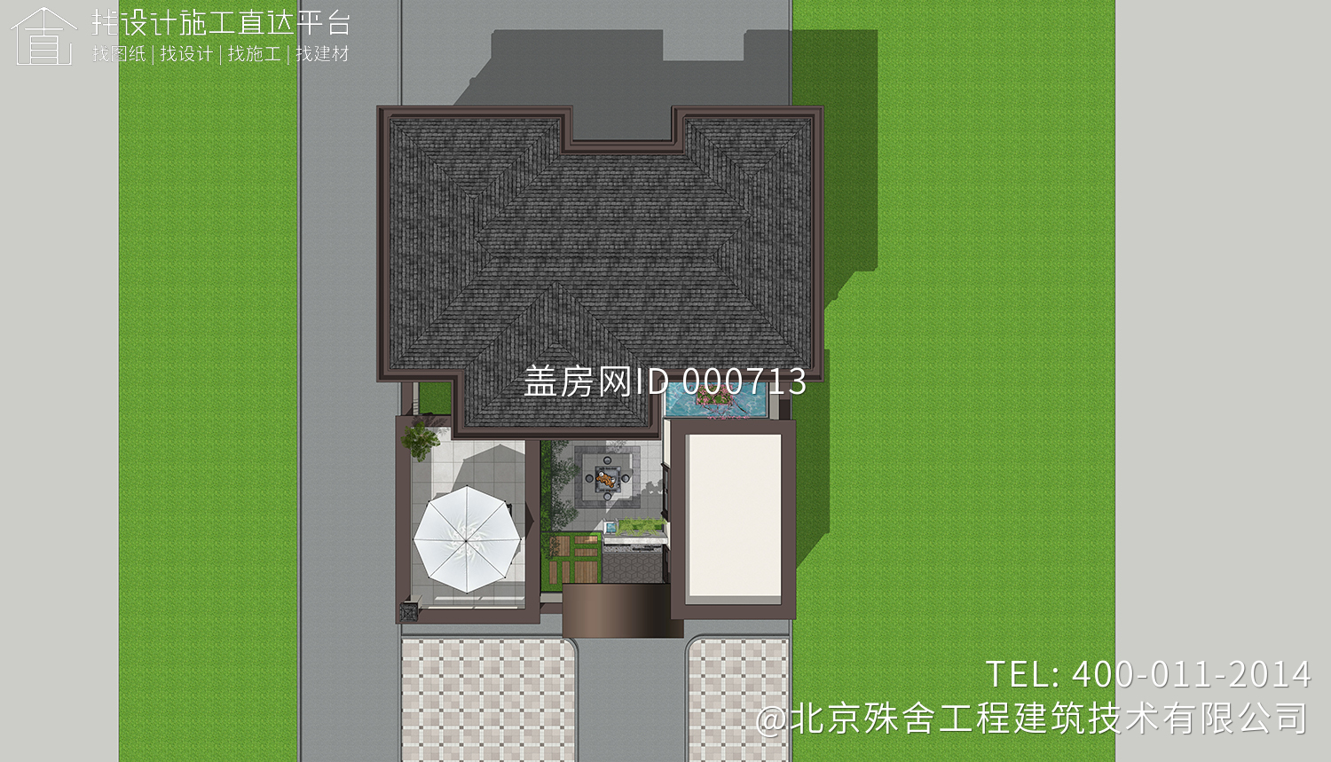 北京平谷许家欧式别墅图纸