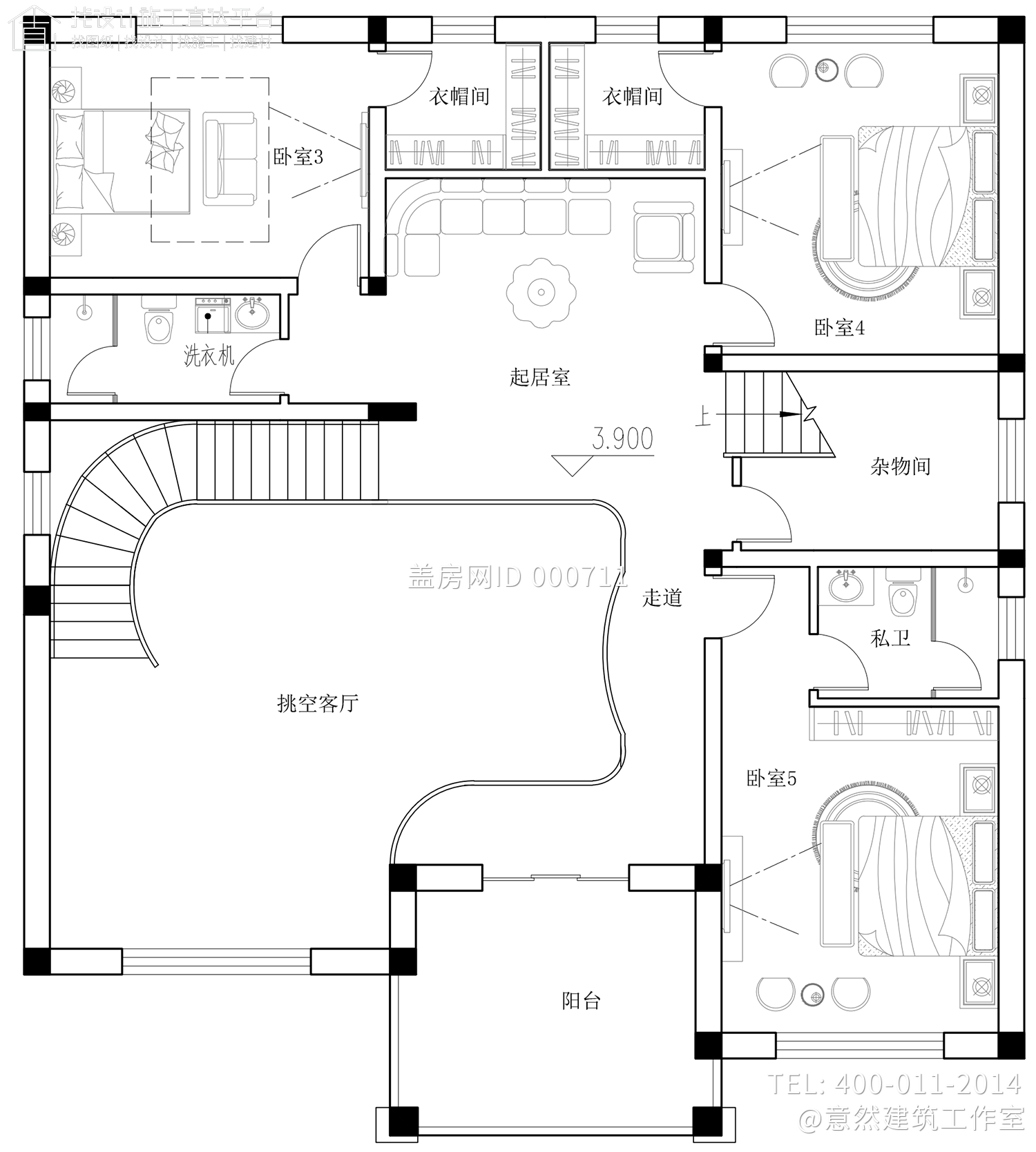 安阳丁家新中式别墅图纸