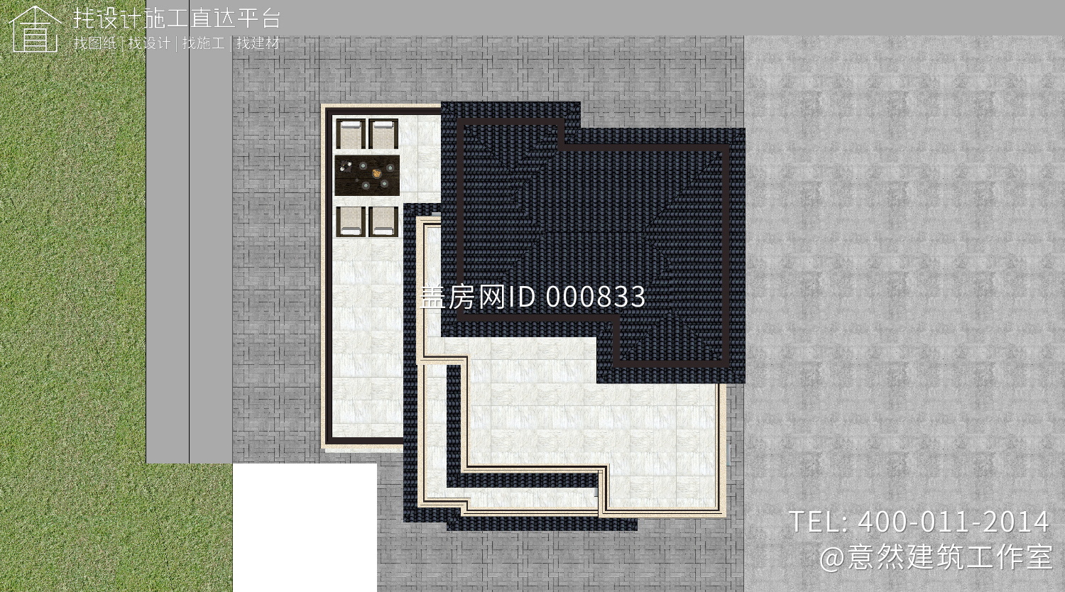 福建龙岩卢家新中式别墅图纸