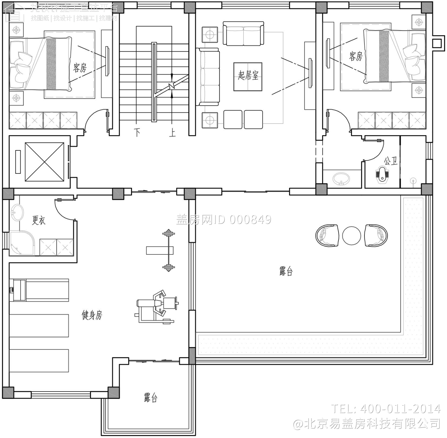 湖北黄冈江家新中式别墅设计