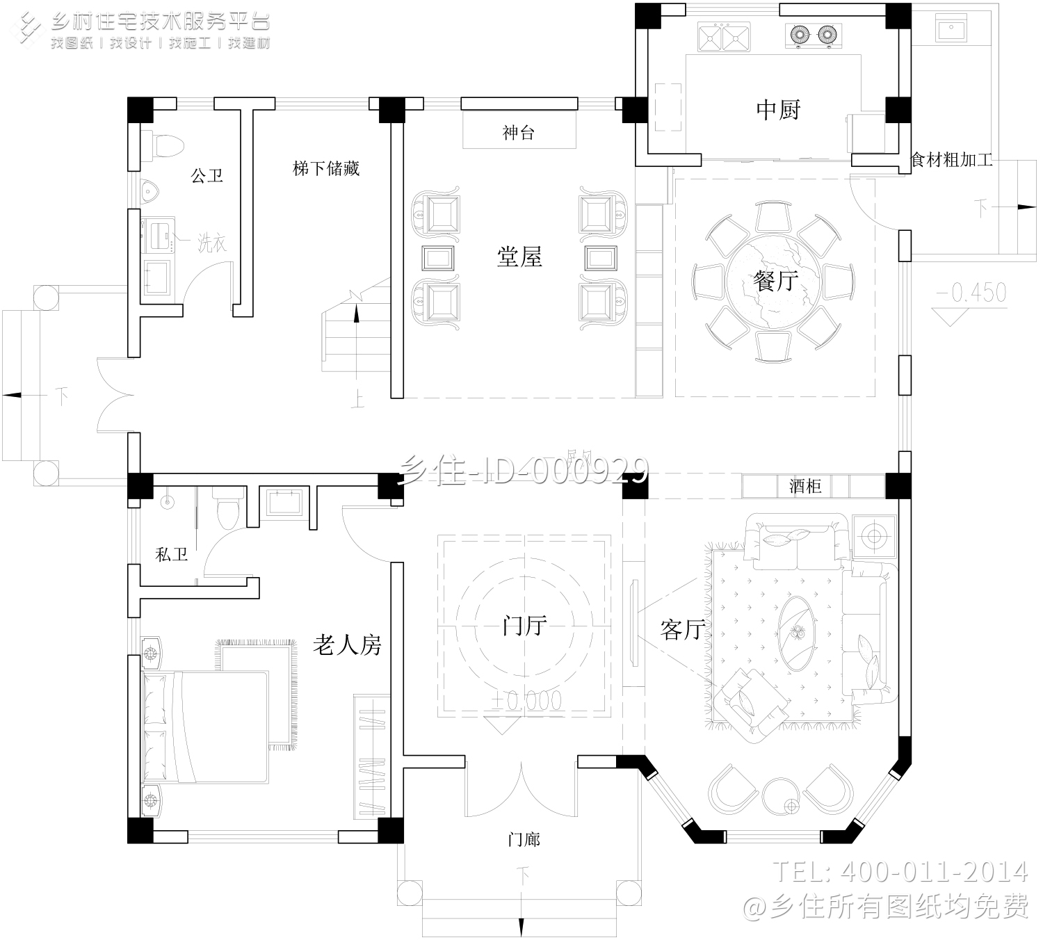 广东湛江唐家欧式别墅图纸