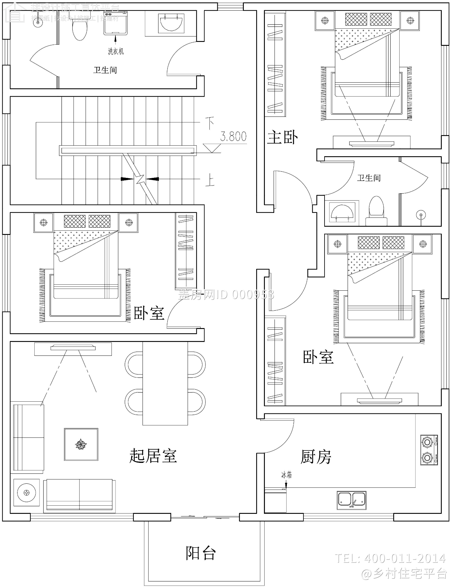 广东清远罗家欧式别墅图纸