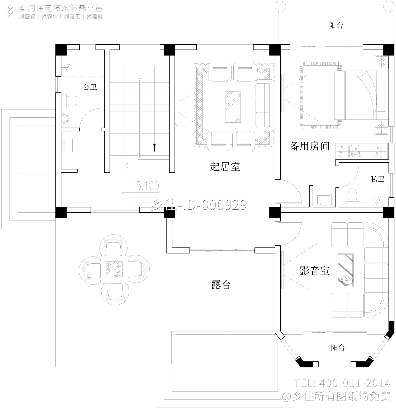 广东湛江唐家欧式别墅图纸