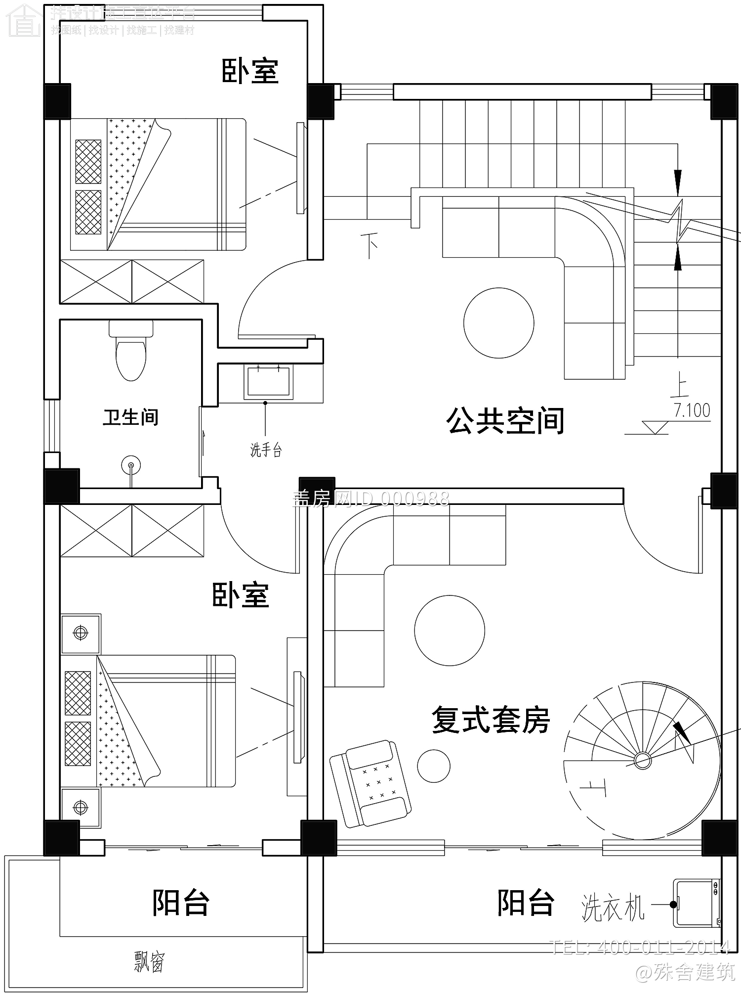 广东汕尾卢家现代别墅设计图纸