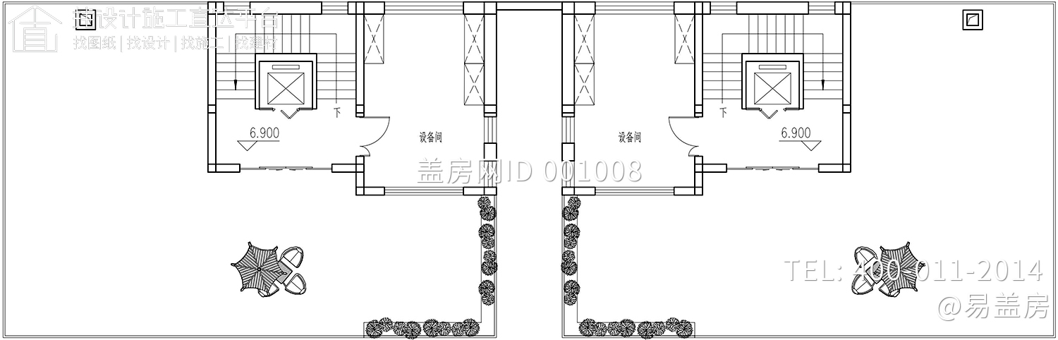 北京房山苏家新中式双拼别墅