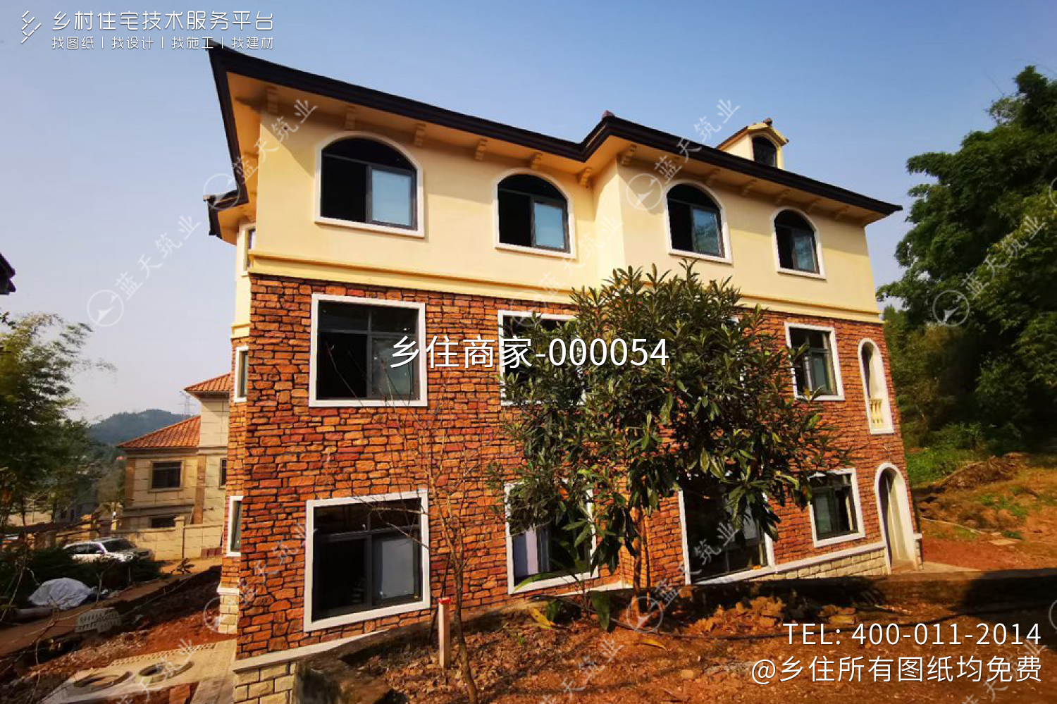 南充欧式三层自建房大别墅