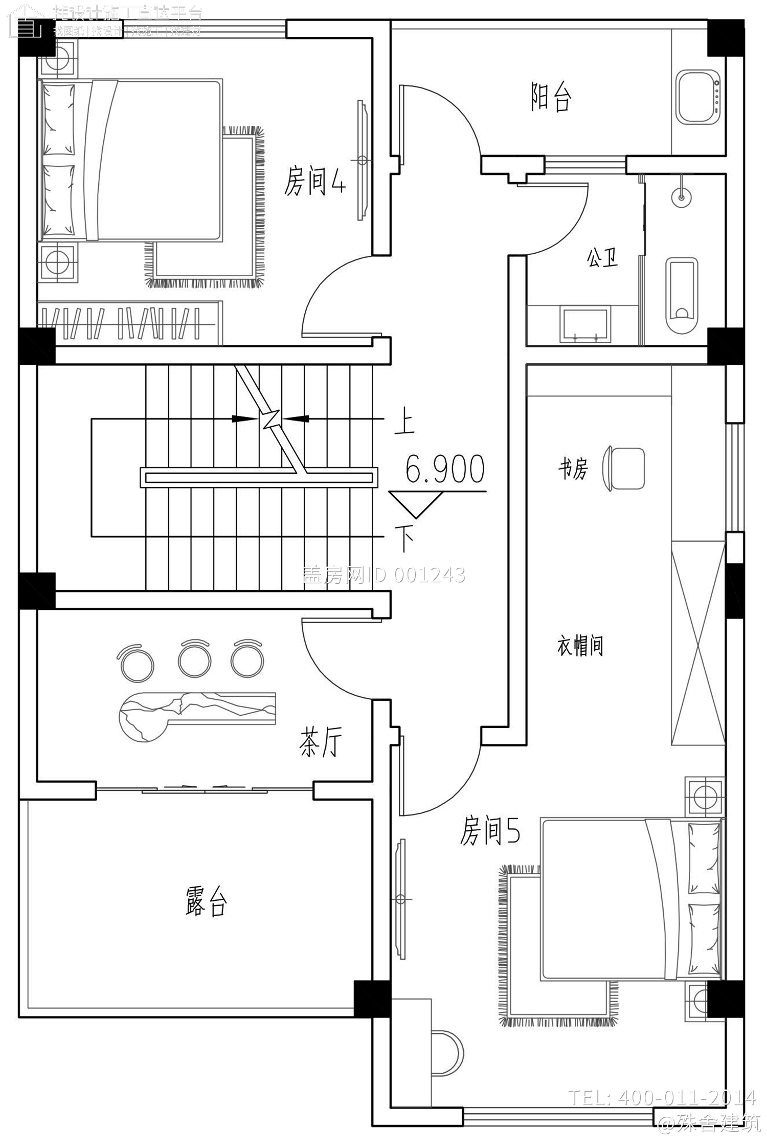 海南临高陈家现代别墅图纸