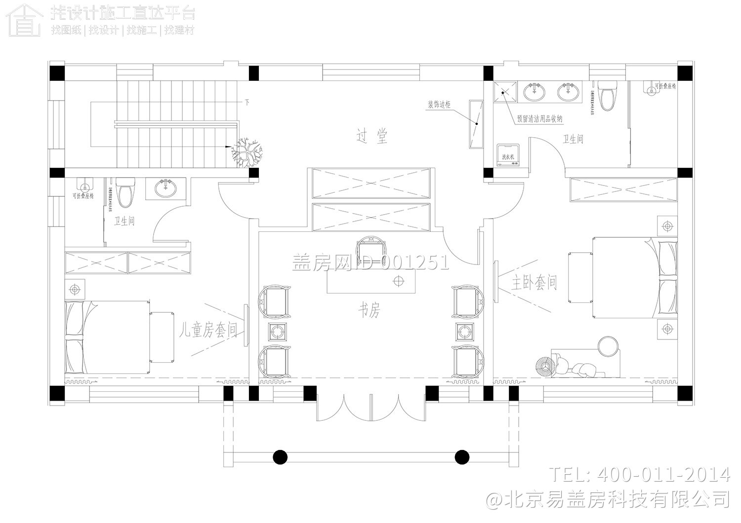 北京平谷王家中式别墅设计图纸