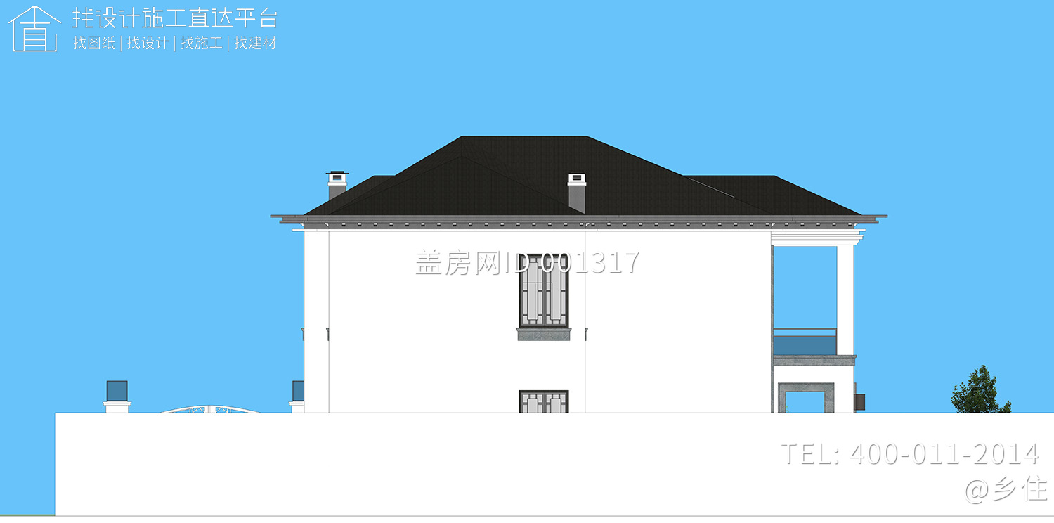 河北廊坊刘家新中式别墅