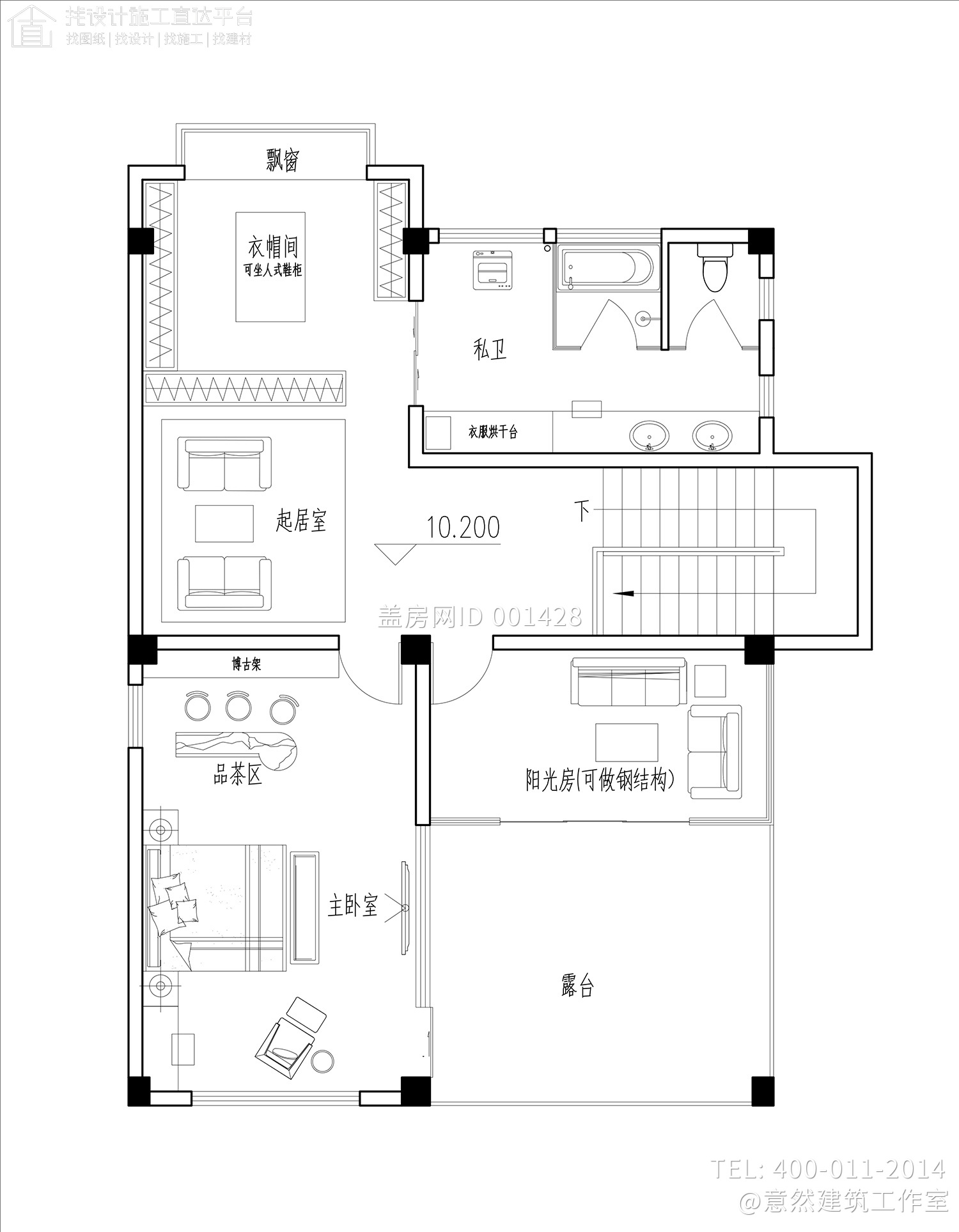 广西南宁四层欧式别墅图纸