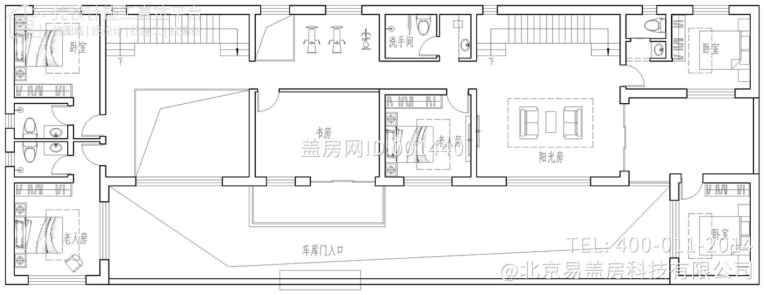 北京房山田家欧式双拼别墅