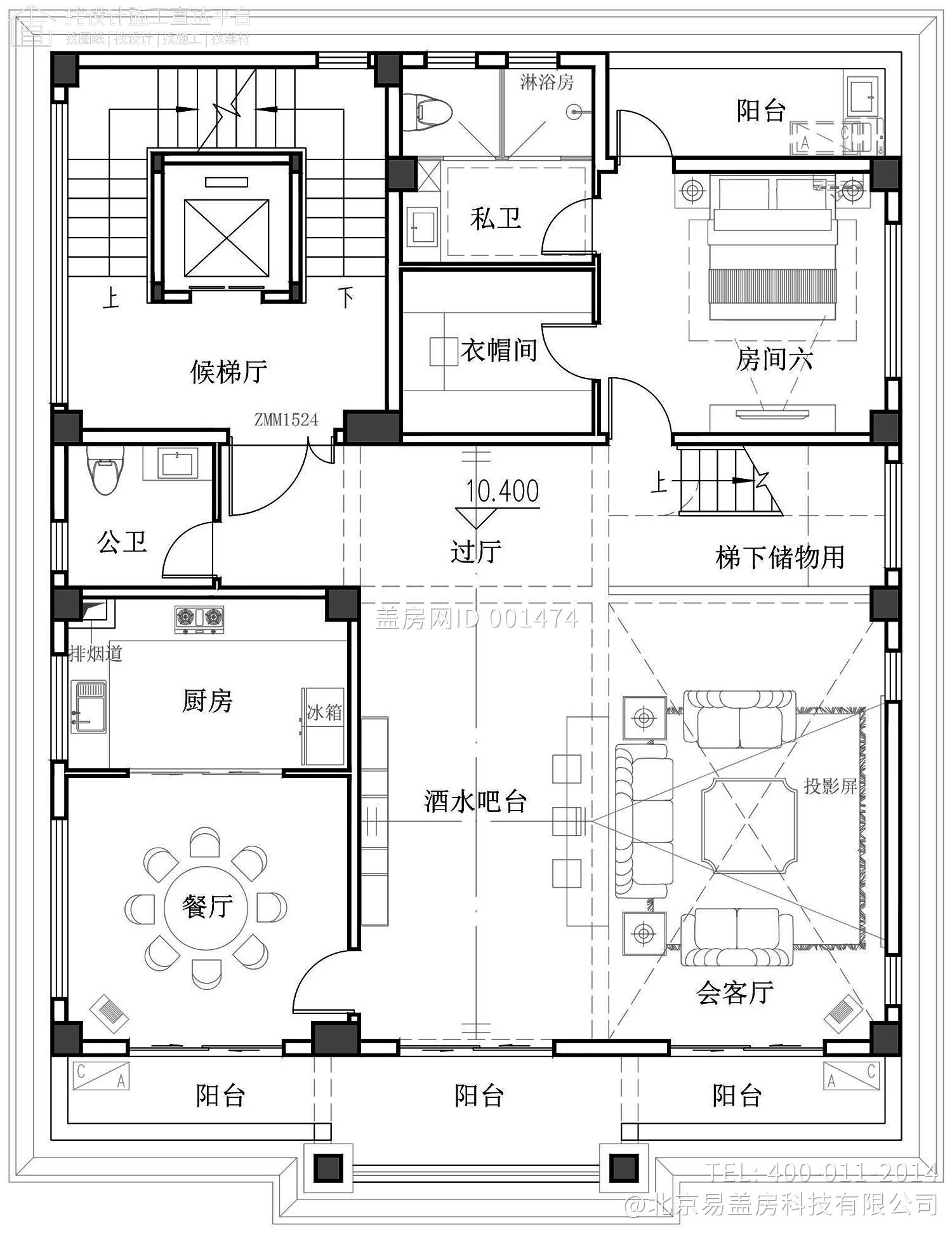 广东汕尾李家新中式别墅图纸