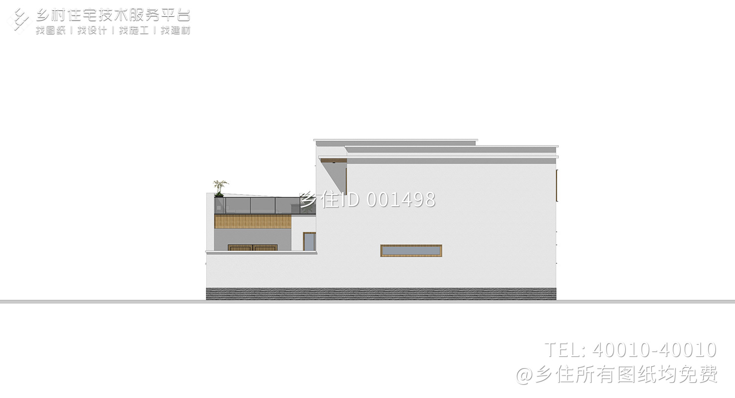 北京顺义李家二层现代别墅乡住设计图纸
