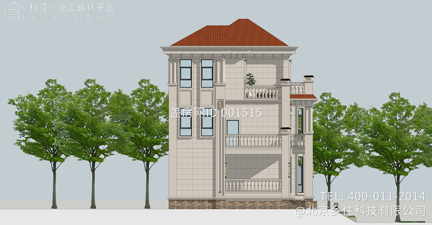 广西柳州陈家欧式别墅自建房设计图纸