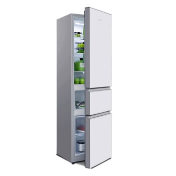 TCL 215升三门电冰箱 中门宽幅变温 快速制冷 节能环保小冰箱 BCD-215TC闪白银