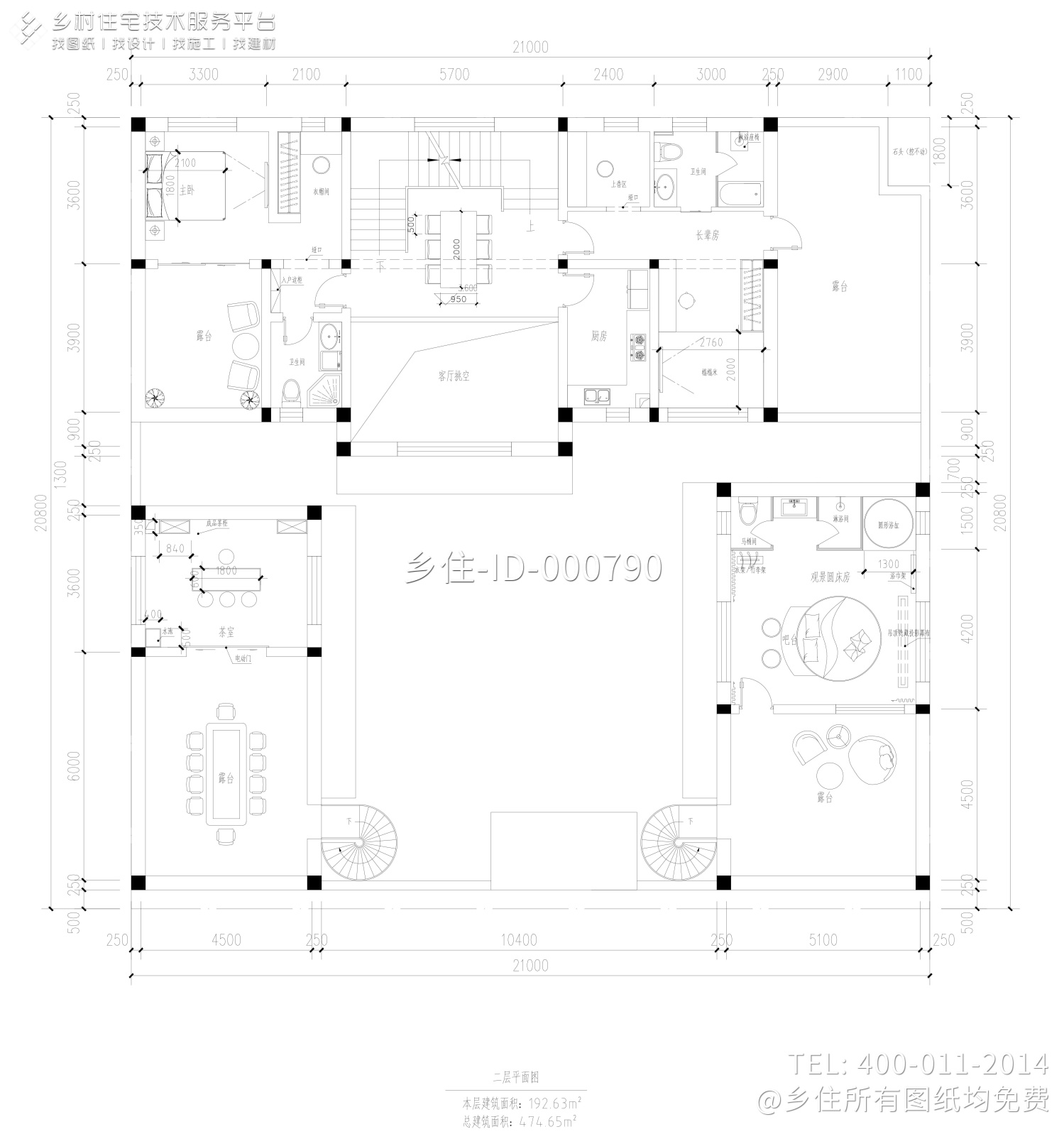 北京延庆夏家欧式别墅图纸