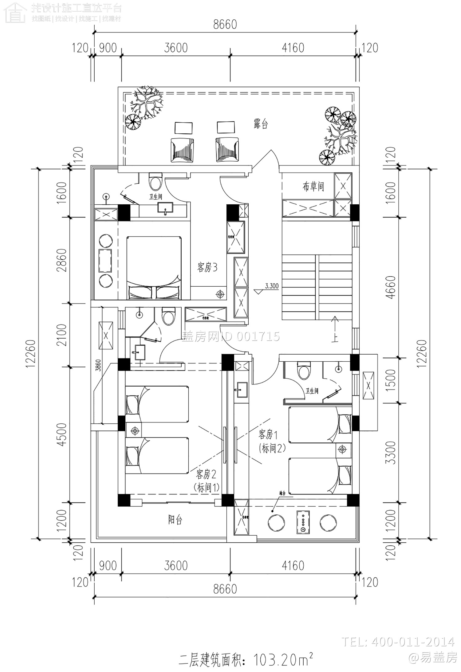 浙江温州徐家现代别墅图纸