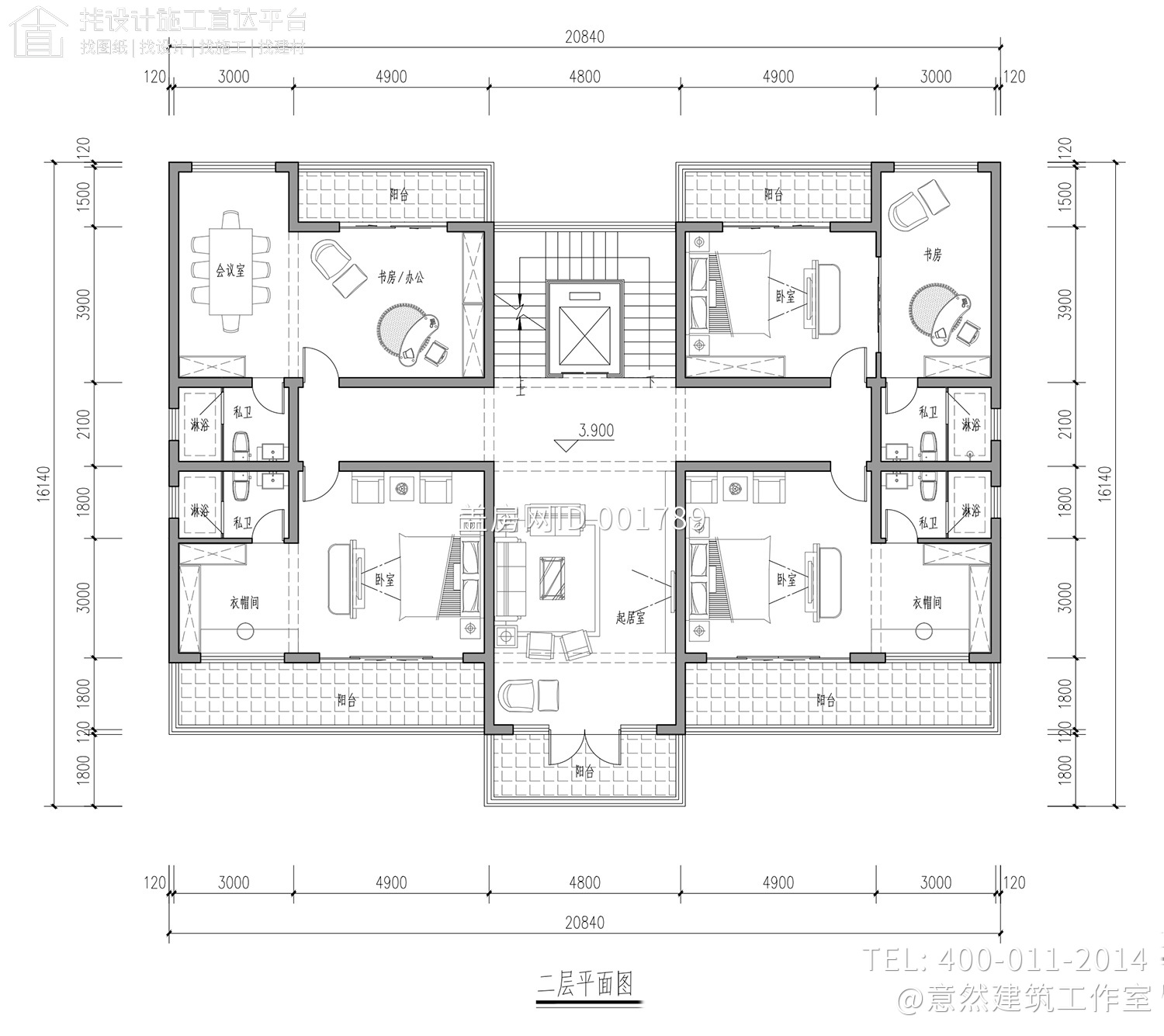 山东潍坊昌乐县三层新中式别墅