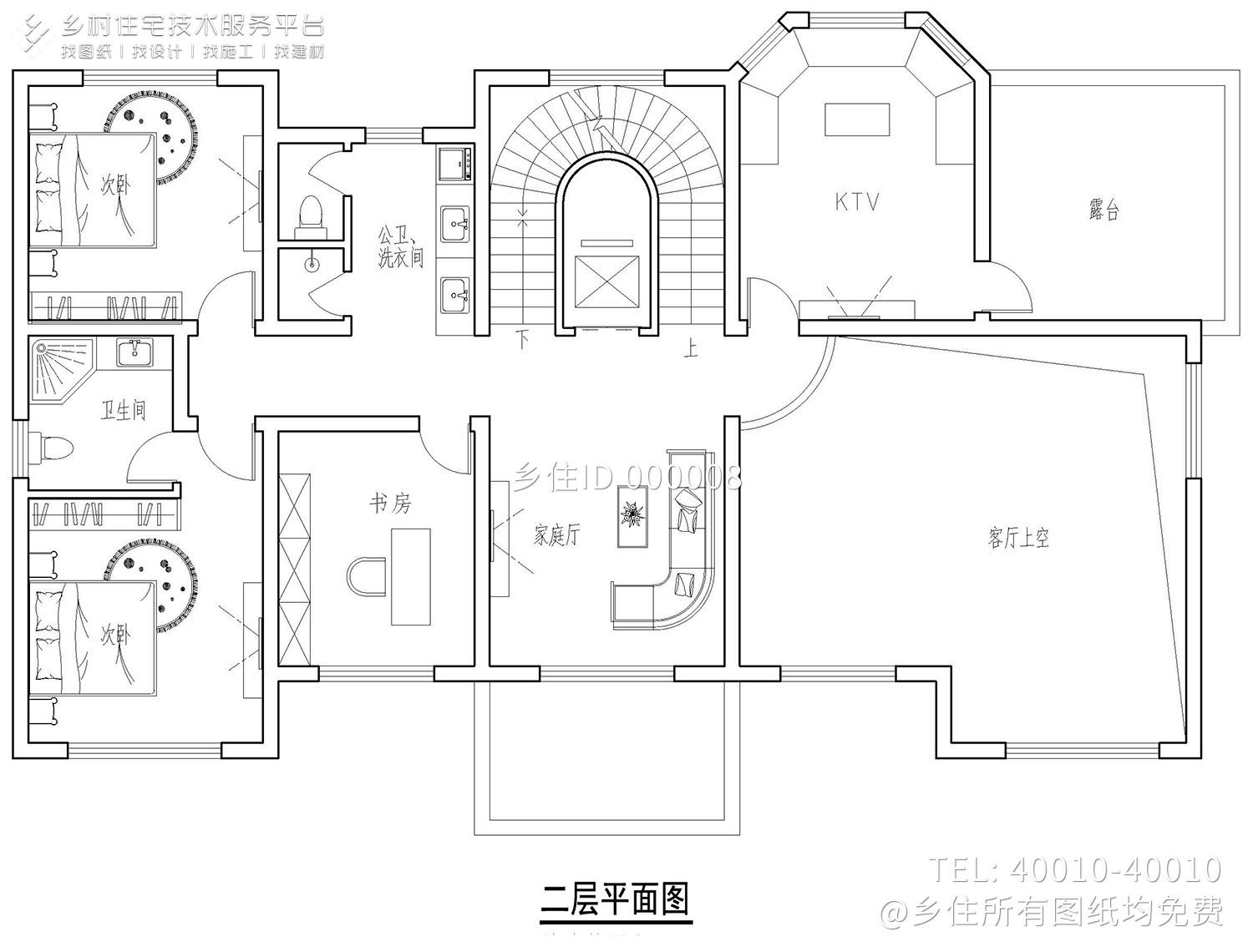 宁波韩家欧式别墅设计图纸