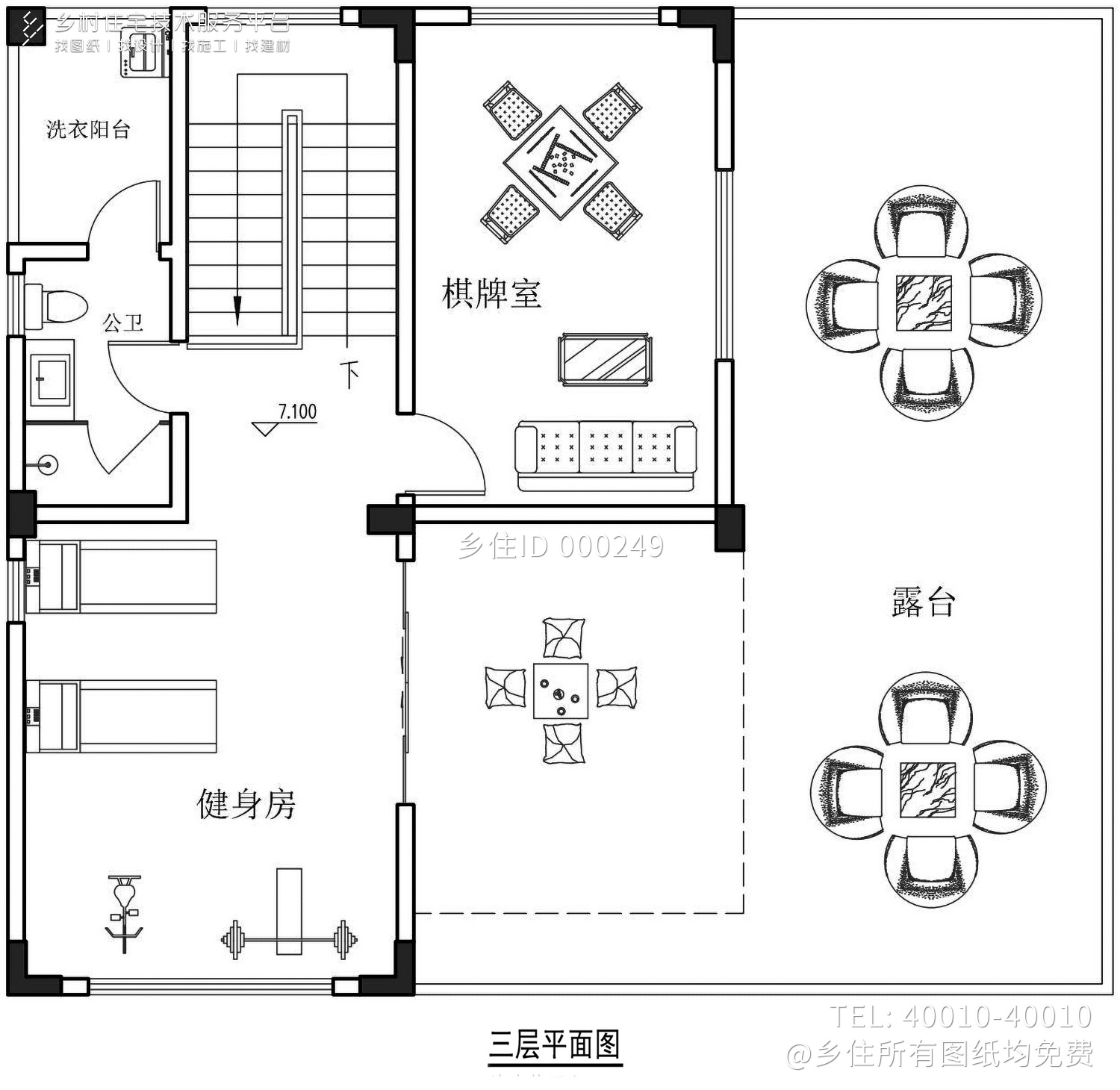 万宁王家新中式别墅设计图纸