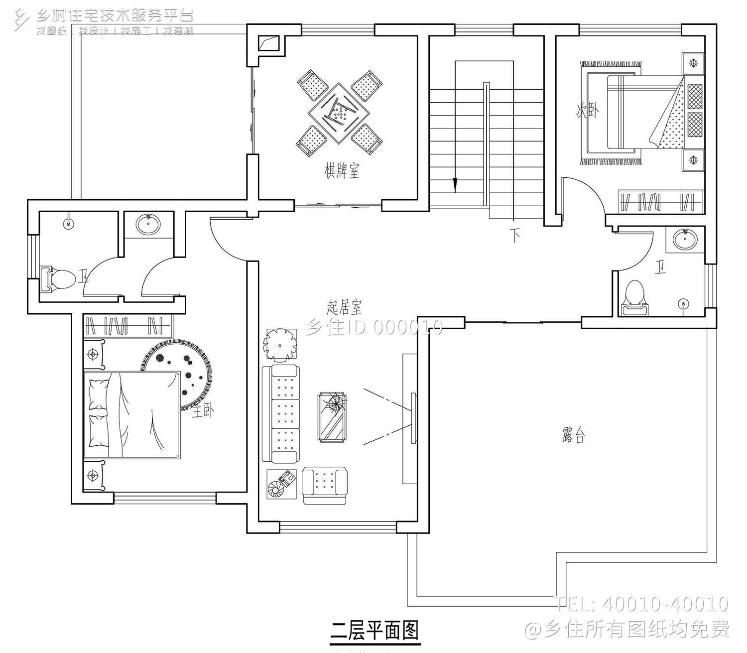 广东揭阳黄家二层欧式别墅设计图纸