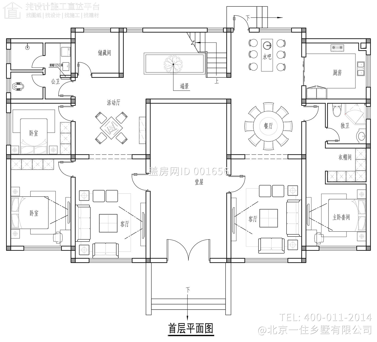 湖南娄底王家欧式三层别墅图纸