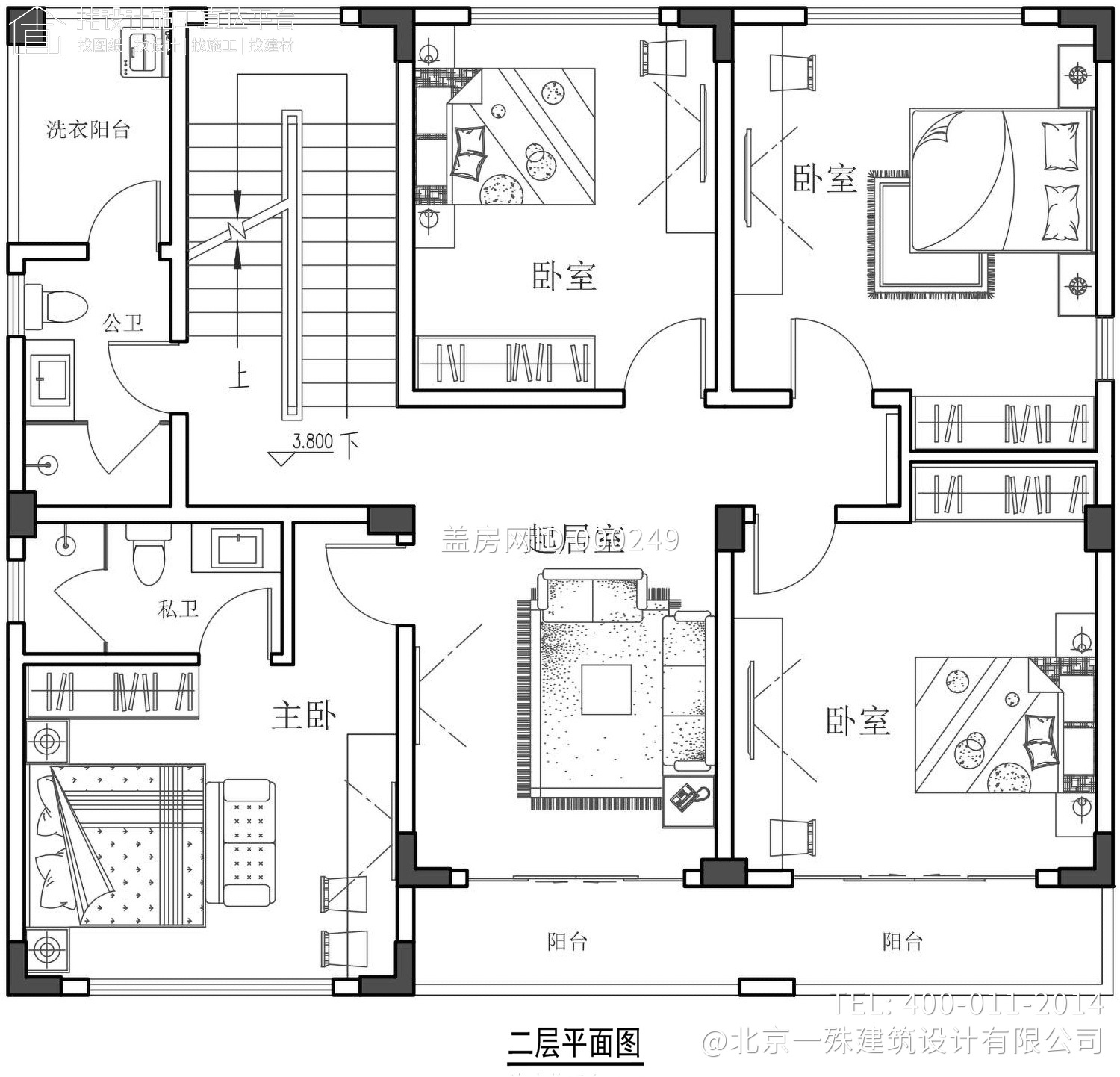 万宁王家新中式别墅设计图纸