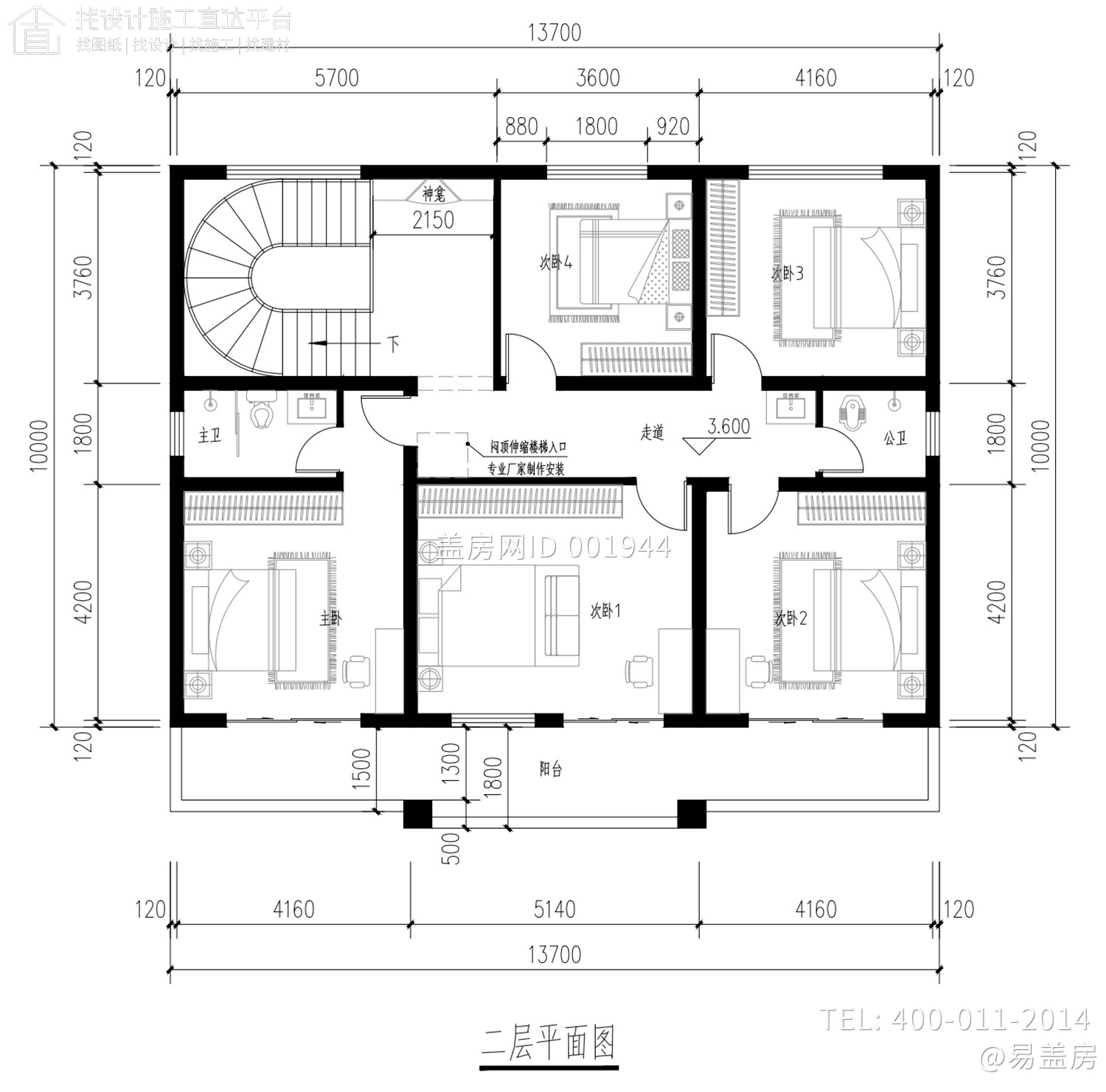 四川成都王家二层新中式别墅图纸