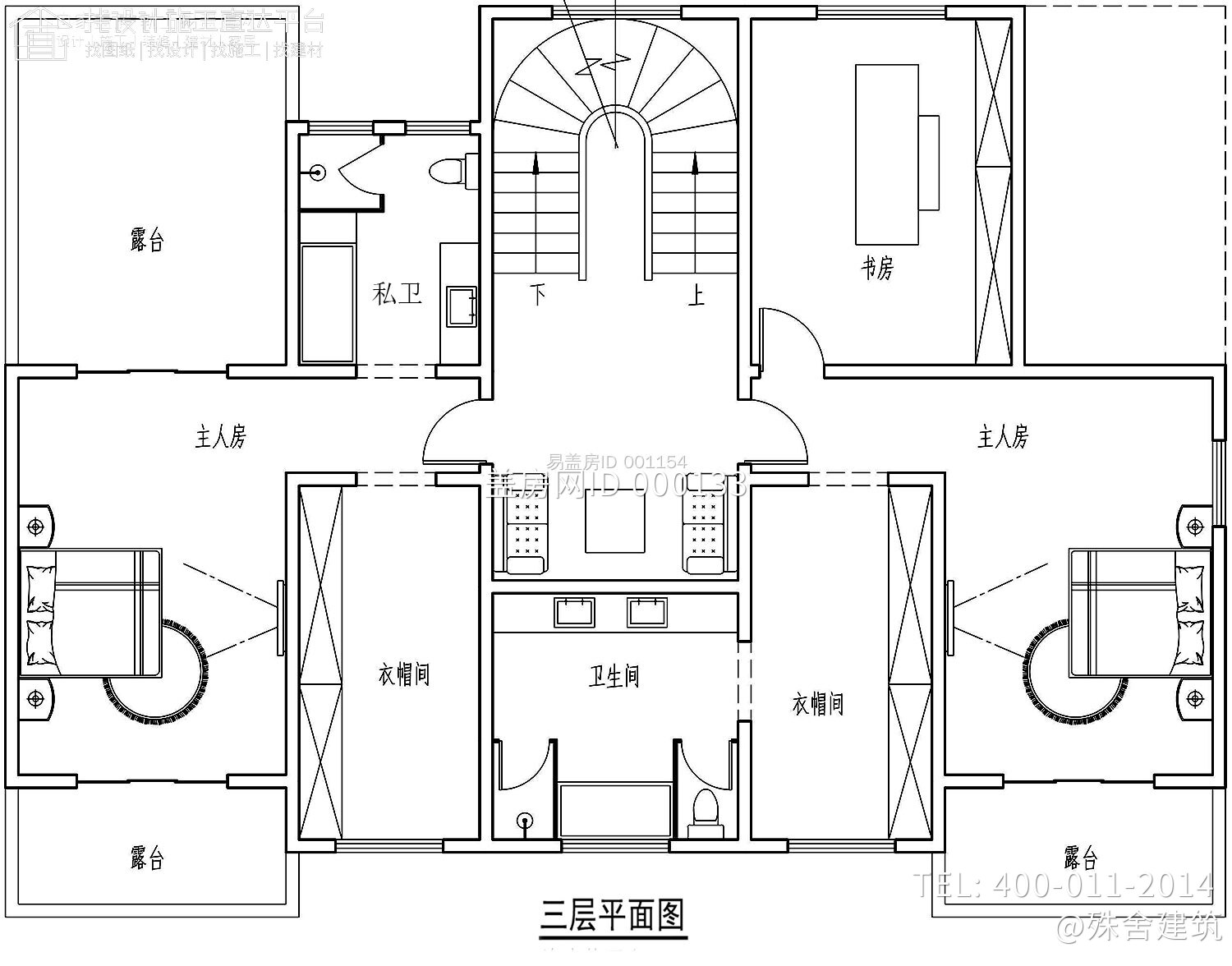 广东揭阳钟家欧式别墅图纸