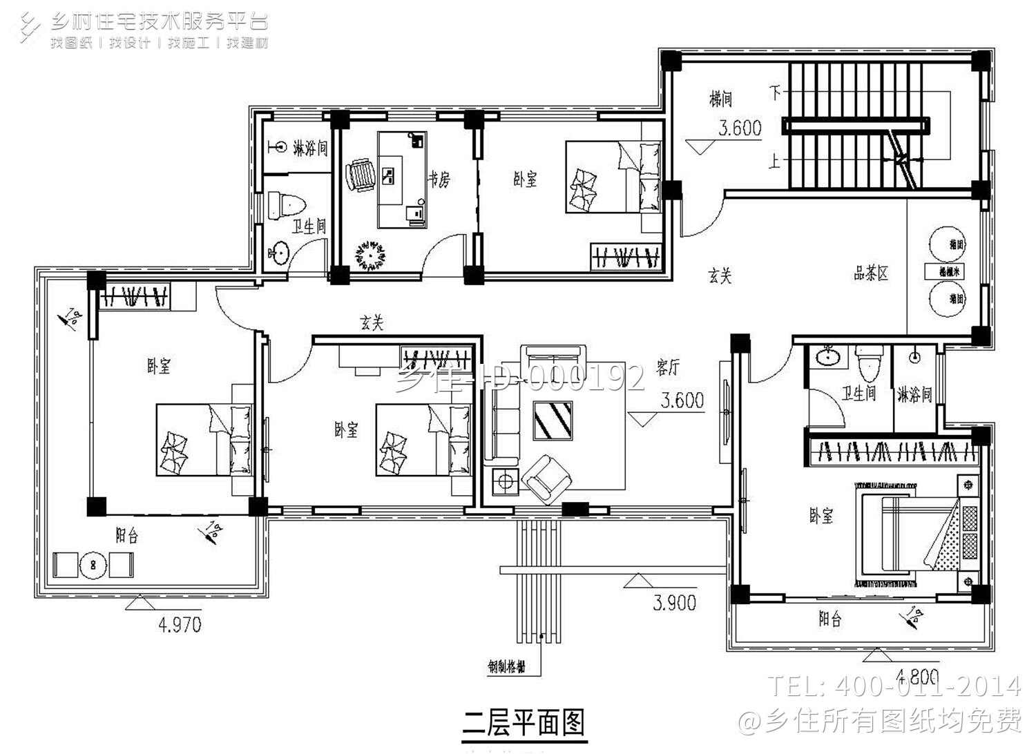 广东河源谢家新中式别墅图纸