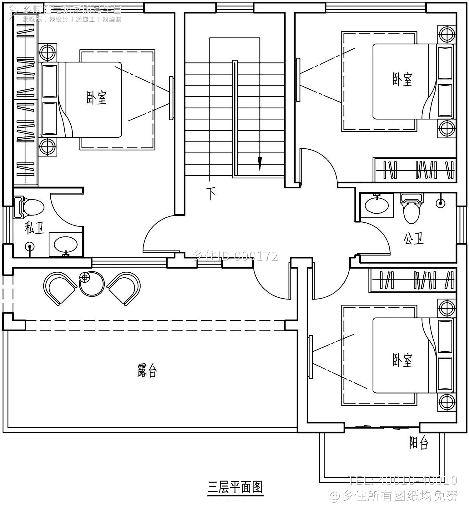台州吴家新中式别墅图纸