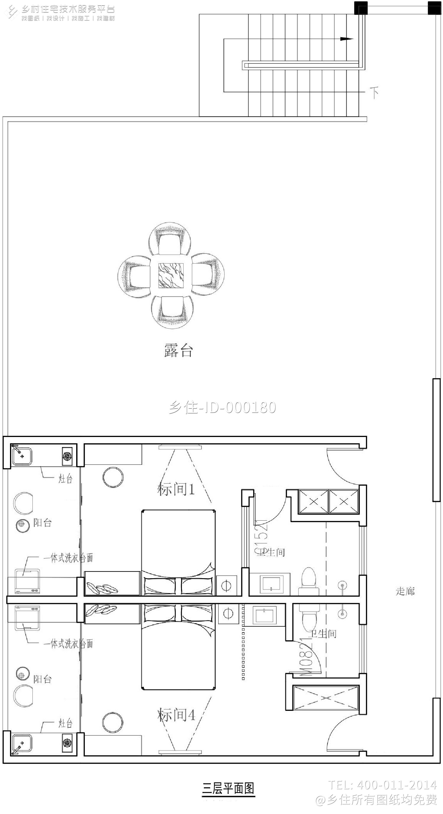 海南三亚永平雅居B栋图纸