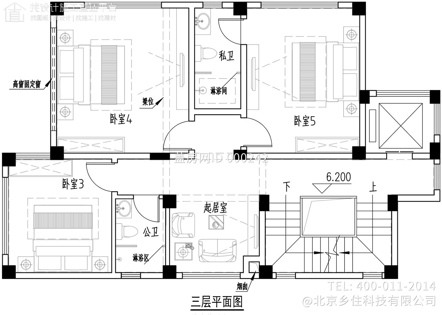 福建厦门叶家现代别墅图纸