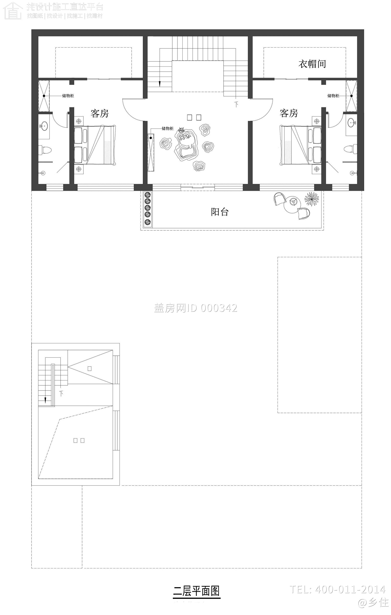 河北保定翟家现代别墅图纸