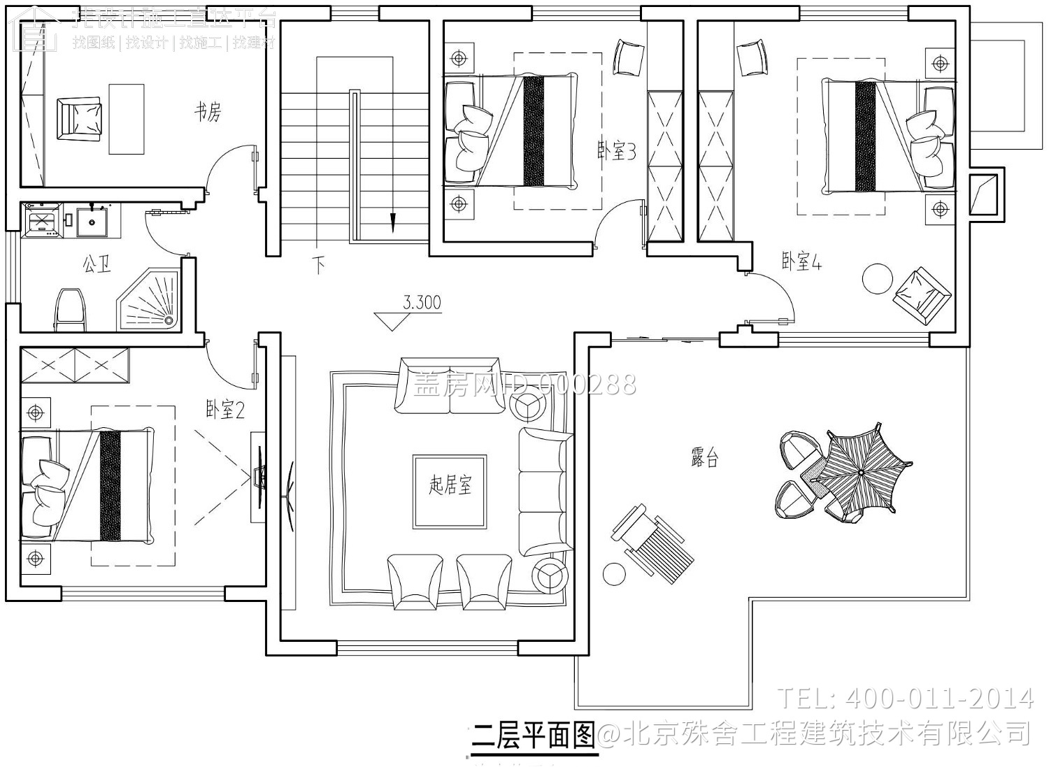 内蒙赤峰刘家欧式别墅图纸