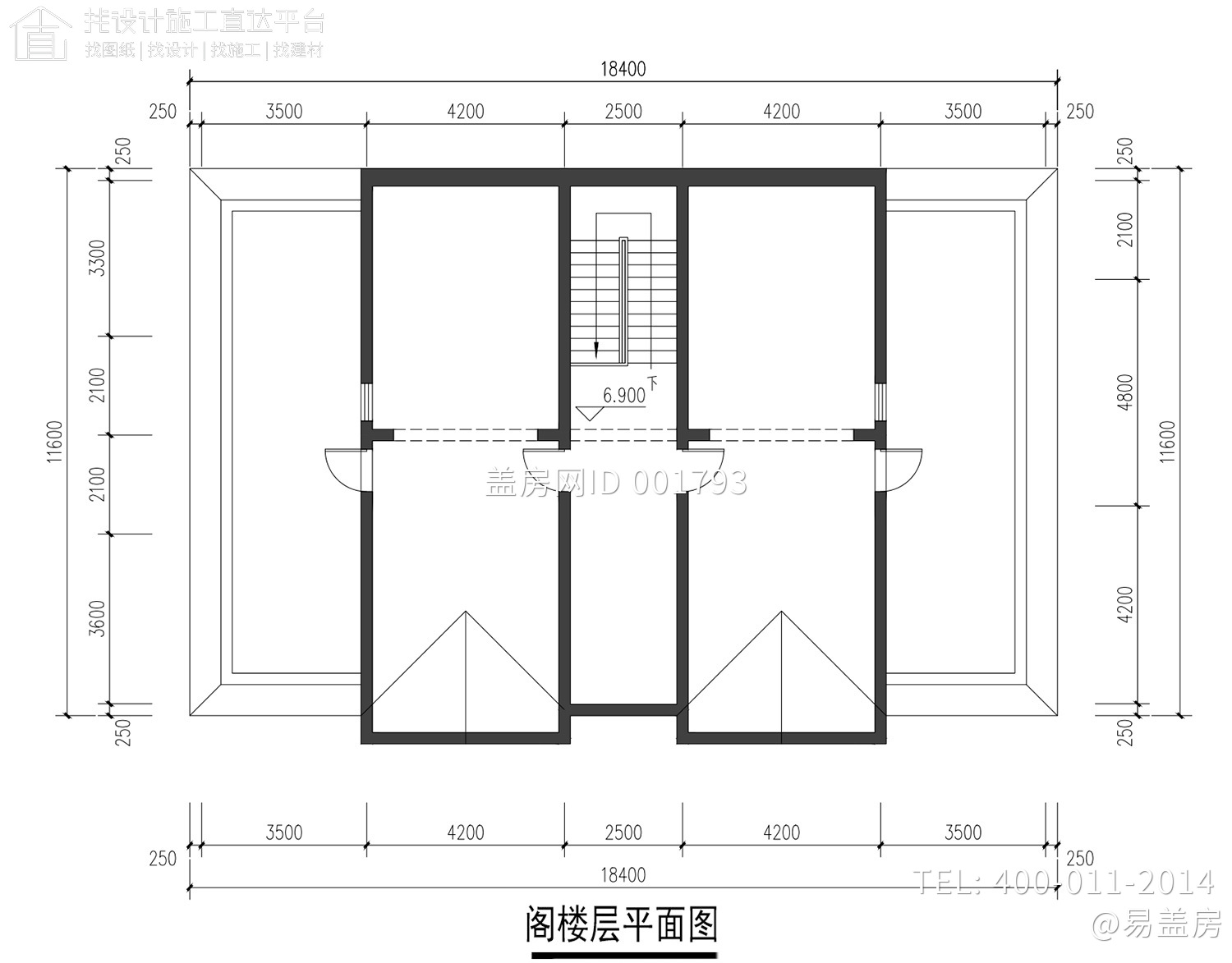 北京房山二层双拼欧式风格别墅