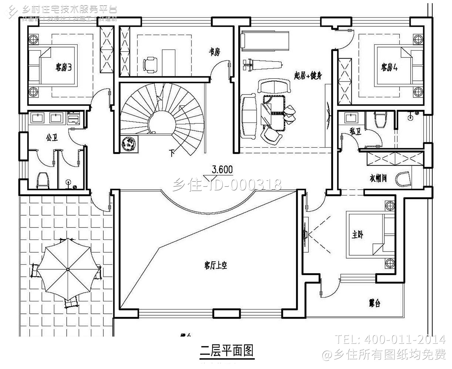 北京顺义李家欧式别墅图纸